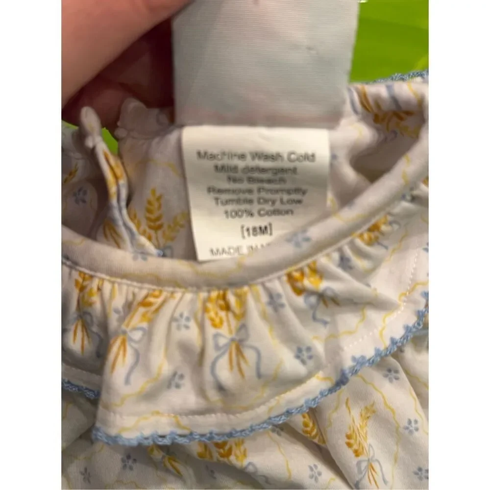 Shrimp and Grits kids smock harvest dress